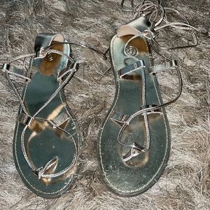 Urban outfitters lace up sandals